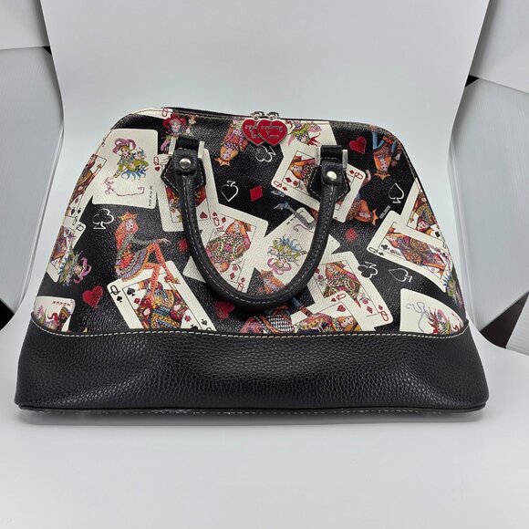 Sydney Love Handbags - Sydney Love Y2K Casino Poker Bowling Bag Queen of Hearts Vegas Kitsch